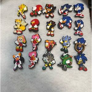 Sonic Croc Charms